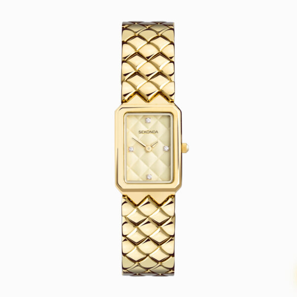 Sekonda Sekonda Lunar Ladies Watch | Gold Alloy Case & Bracelet with Gold Dial | 40559