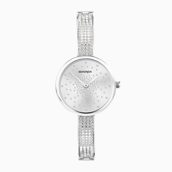 Sekonda Sekonda Celeste Starlet Ladies Watch | Silver Alloy Case & Bracelet with Silver Dial | 40594