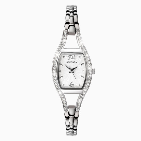 Sekonda Sekonda Cocktail Ladies Watch | Silver Case & Alloy Bracelet with Silver White Dial | 4191