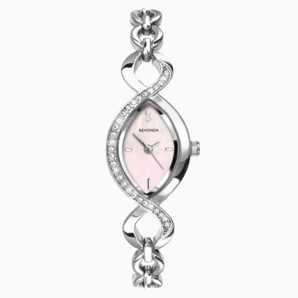 Sekonda Sekonda Cocktail Ladies Watch | Silver Case & Alloy Bracelet with Pink Dial | 4684