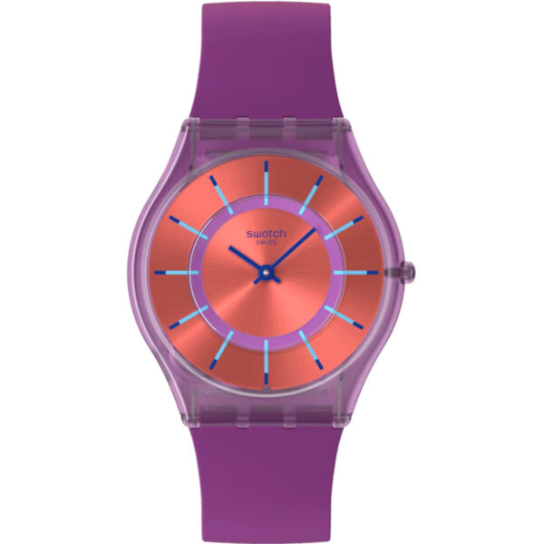 Swatch Sweet Strawberry Dream Red Dial Silicone Strap Unisex Watch SS08V108