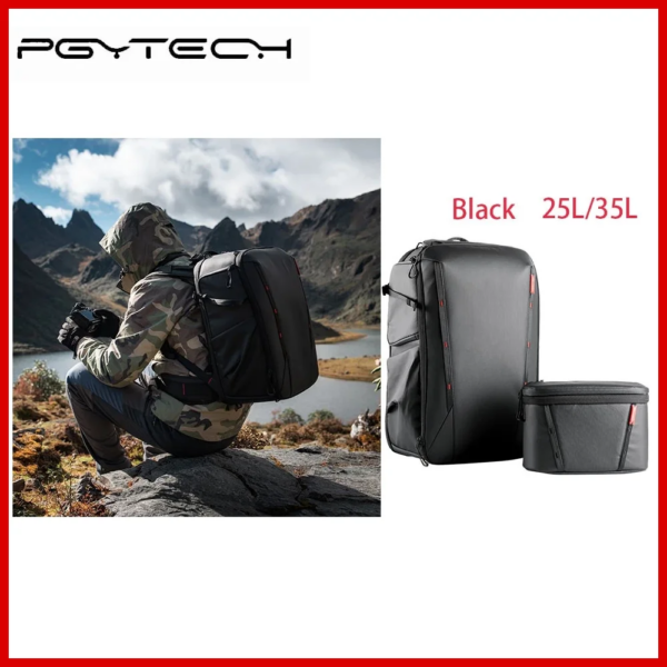 PGYTECH OneMo 2 Camera Backpack with Shoulder Bag For 16“ Laptop For Photographers Waterproof Backpack For DJI Air 3