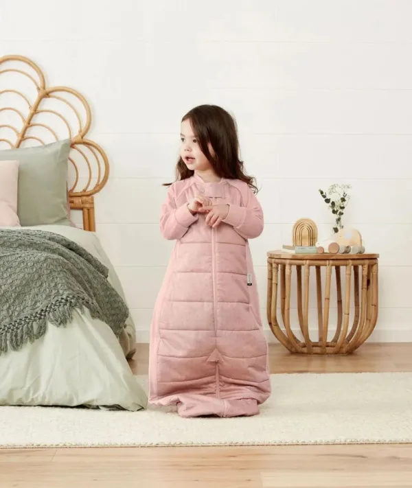 ergoPouch ErgoPouch - Organic Winter Long Sleeved 2 in 1 Sleeping Suit Bag - Berries - 2.5 TOG - 08-24M - Image 3