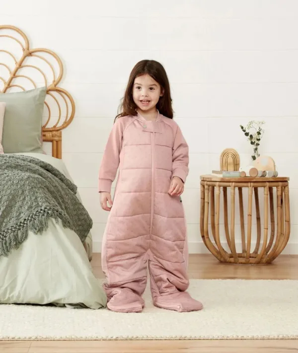 ergoPouch ErgoPouch - Organic Winter Long Sleeved 2 in 1 Sleeping Suit Bag - Berries - 2.5 TOG - 08-24M - Image 2