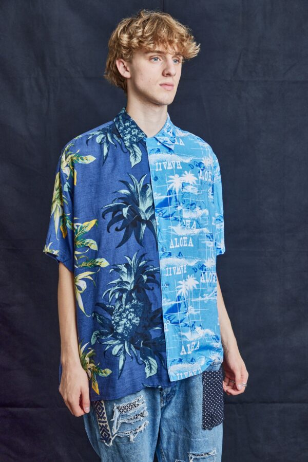 50/50 Hawaiian Shirt - Aloha | Size: M