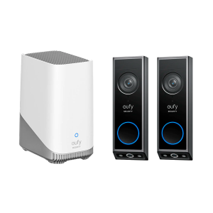 Video Doorbell E340 (2-Pack) + HomeBase S380 BUNDLE
