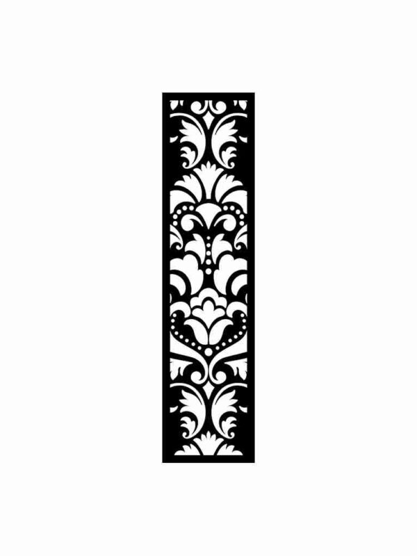 N°104 Decorative Screen 120cm x 30cm 5mm Black