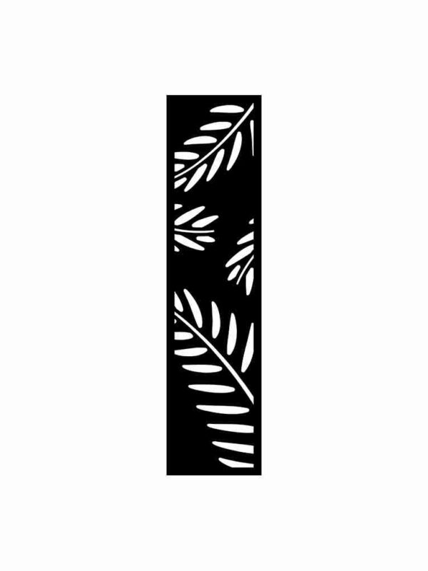 N°54 Decorative Screen 120cm x 30cm 5mm Black