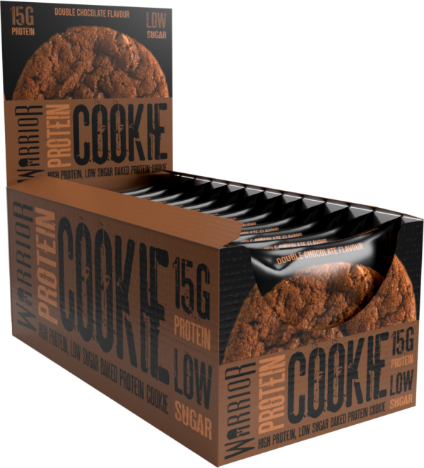 12 x 60g Protein Cookies – Warrior Cookie - High Protein Low Sugar