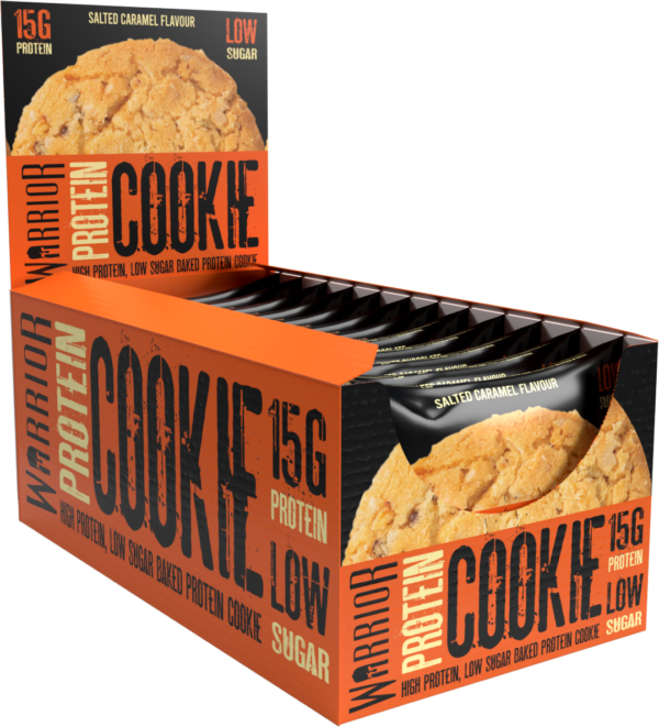 12 x 60g Protein Cookies – Warrior Cookie - High Protein Low Sugar