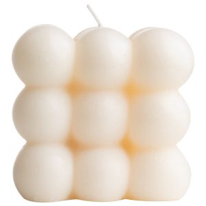 White Cube Candle  - Funky Chunky Furniture
