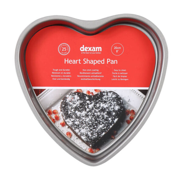 Non-Stick Heart Shaped Pan 20Cm