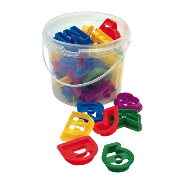 Letter & Numbers 36 Cookie Cutter Set Bucket