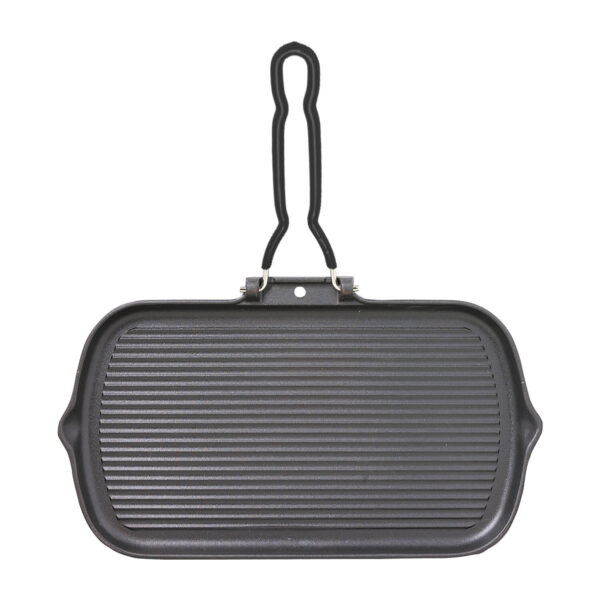 Invicta Grill Pan Rectangular Black 37Cm