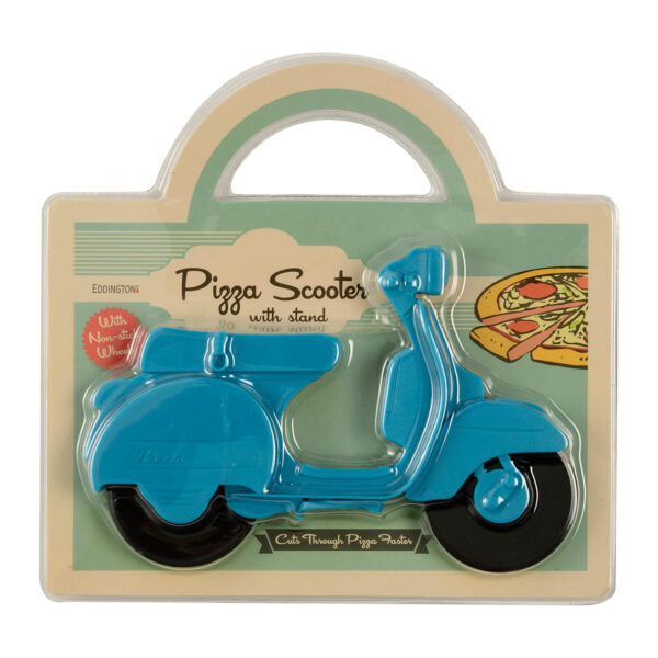 Pizza Scooter Cutter Blue