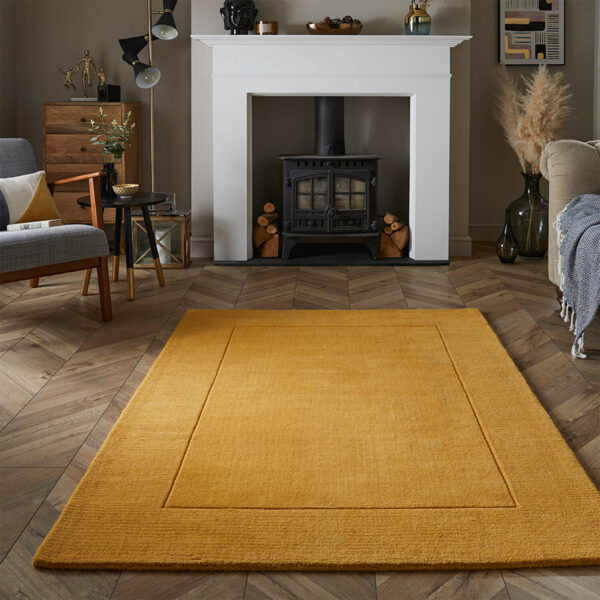 Esme Wool 120X170Cm Ochre Rug