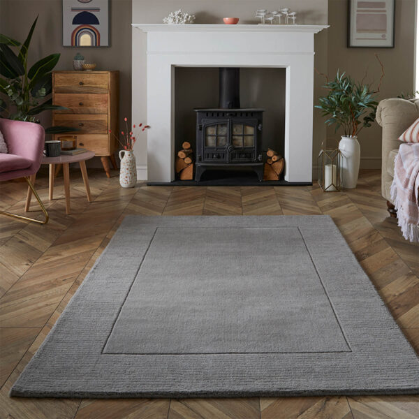 Esme Wool 120X170Cm Silver Rug