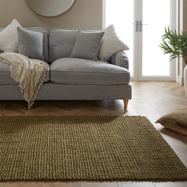 Whitefield Boucle 45X150Cm Olive Runner