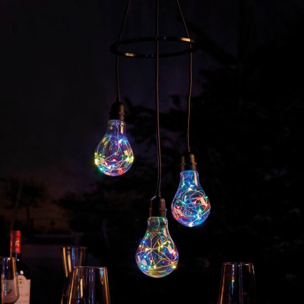 Battery Apollo 3 Drop Pendant Led Multi Coloured Led Lights