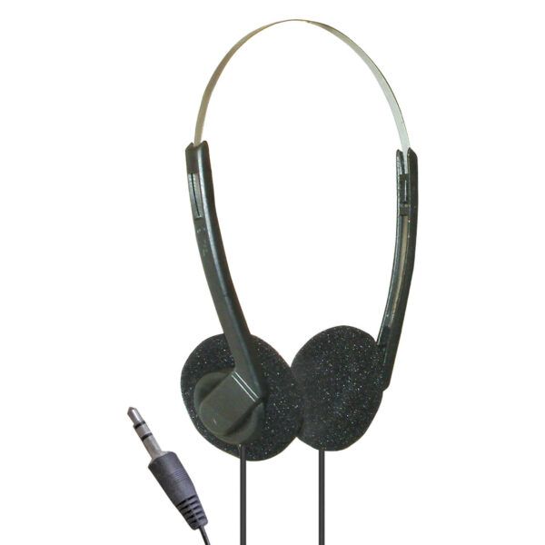 Sound Lab Lightweight Stereo Headphones With Black Pads