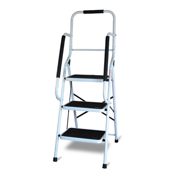 Aidapt 3 Step Stool With Handrail