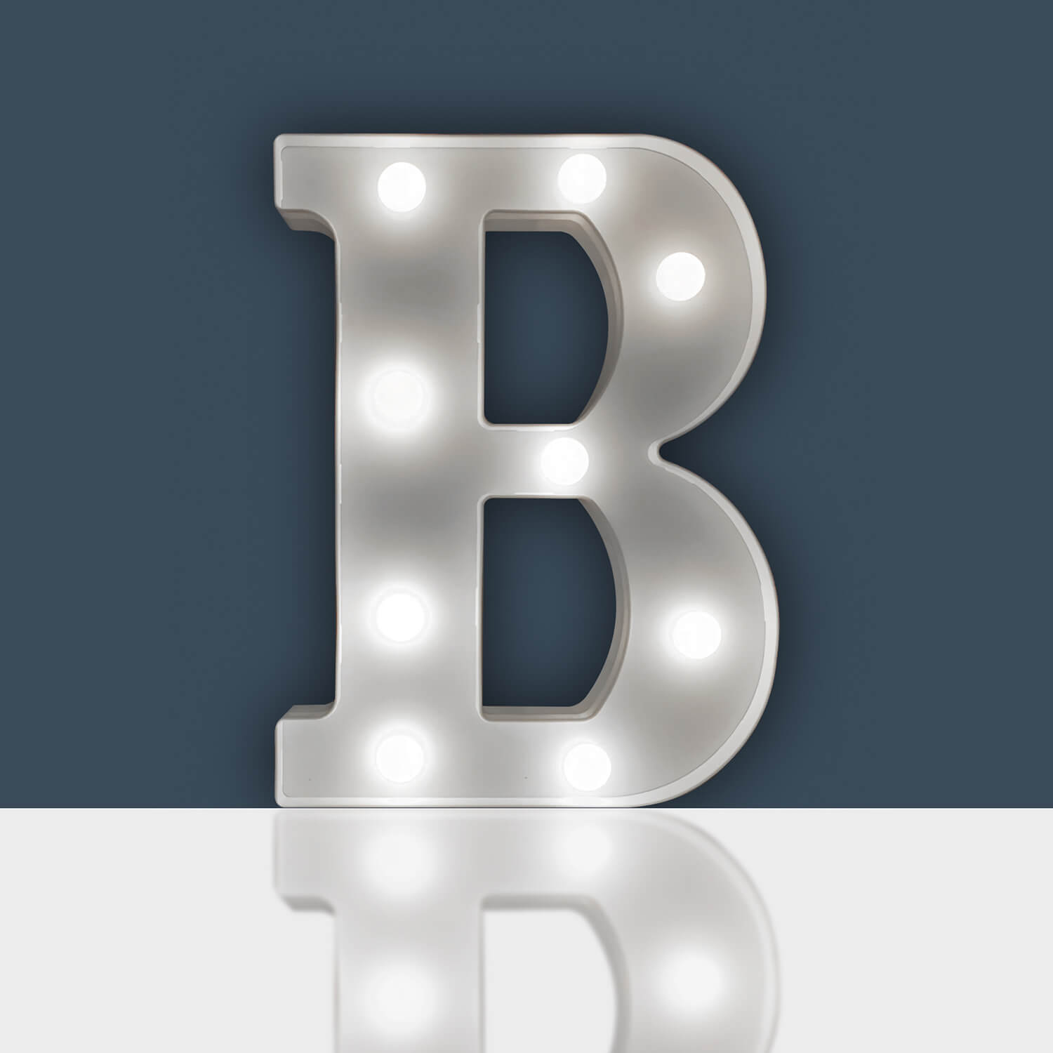 3D Led Letters White Battery B