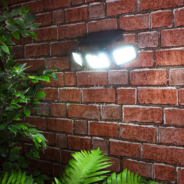 Solar Sensor Wall Light 3 Cob