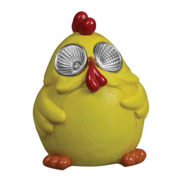 Led Solar Yellow Hen