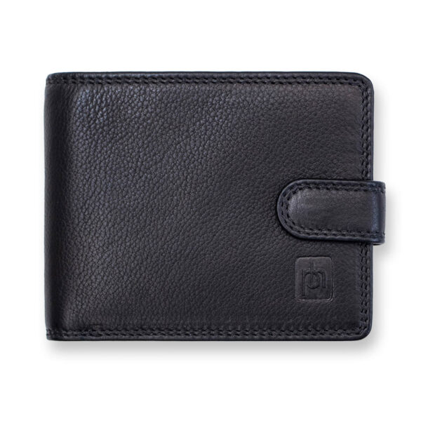 Washington Bifold Rfid Tab Wallet Black