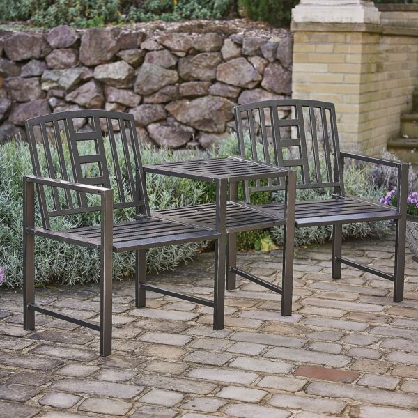 Parkers Bronze Duo Bench