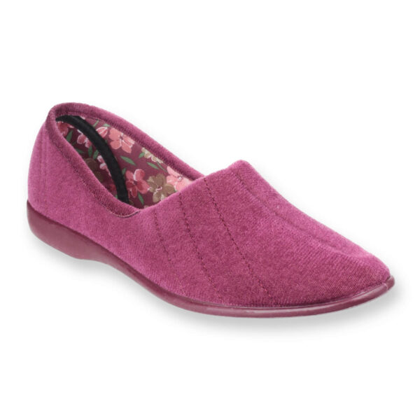 UK Size 8 Audrey Ladies Slipper Heather