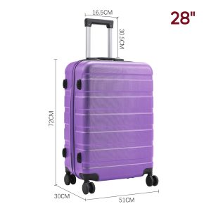 24/28 Inch Hardshell Rolling Luggage Trolley Travel Case