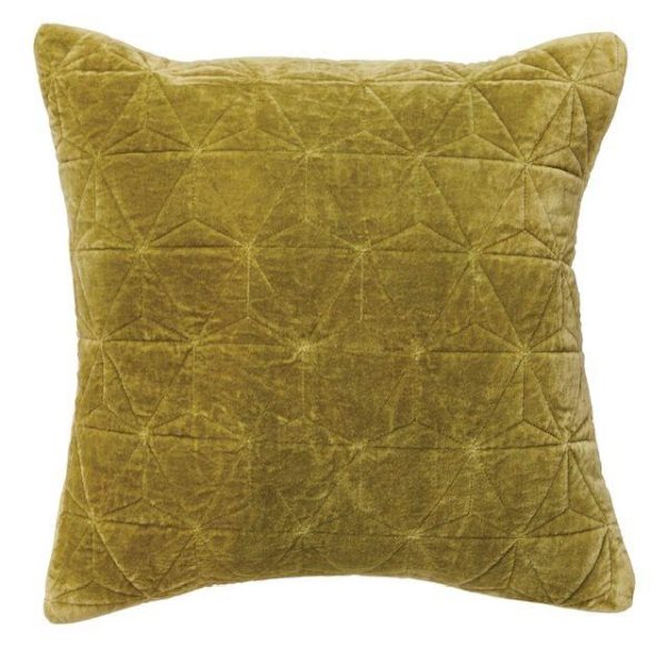 Yellow Velvet Cushion  - Funky Chunky Furniture
