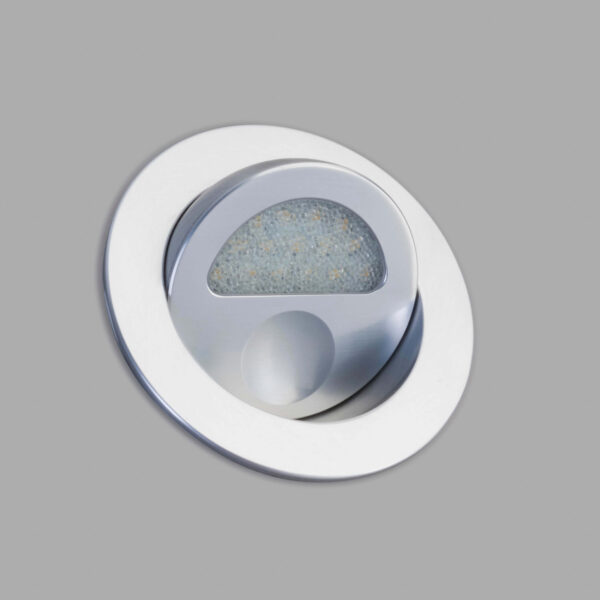 Beadlight Zephyr Light with Integral Bezel, clear anodised