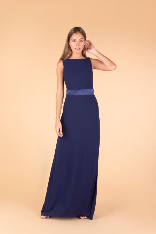 TFNC Halannah Navy Maxi Dress