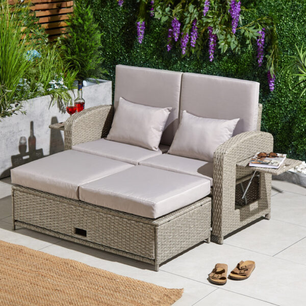 Alba Reclining Garden Sofa Set