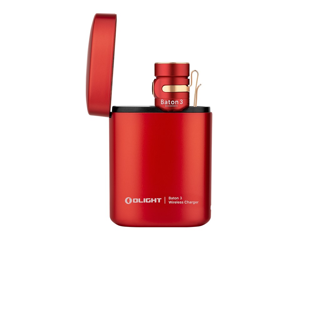 Baton 3 Premium Edition Wireless Charging Torch Red