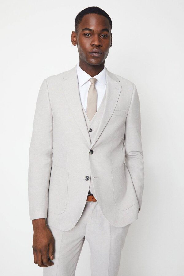 Mens Linen Suit Jacket