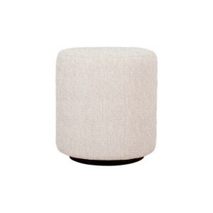 Ben Round Stool-Cologne Ivory