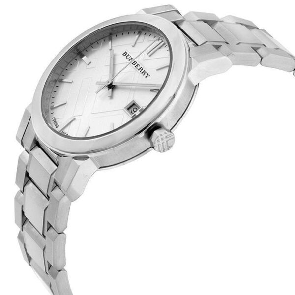 Burberry BU9000 Silver Dial Stainless Steel Unisex Watch - Image 3