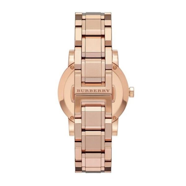 Burberry BU9135 Brown Rose Gold Stainless Steel Analog Quartz Women's Watch - Image 3