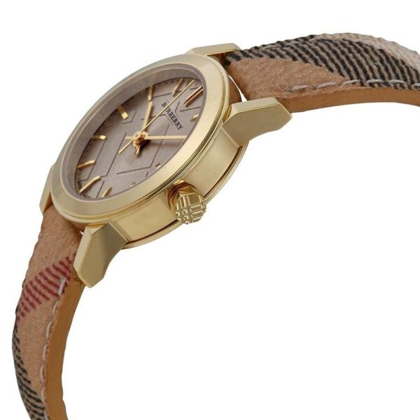 Burberry BU9219 Dial Haymarket Check Strap Women's Watch - Image 2