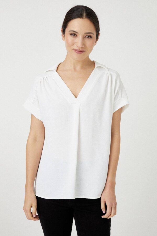 Womens Short Sleeve Overhead Shirt