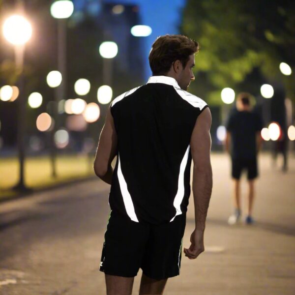 Men's Fully Reflective Running Gilet - Image 2