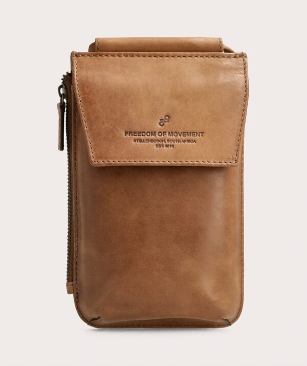 Crossbody Mobile Pouch Pecan