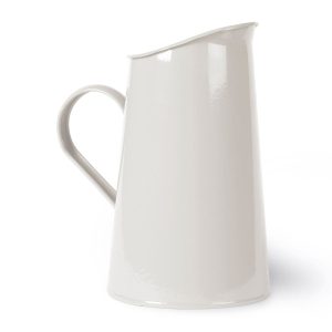 Chalk White Retro Jug - Funky Chunky Furniture