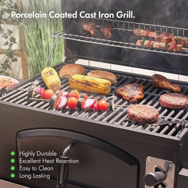 American Style Charcoal BBQ Grill - Image 3