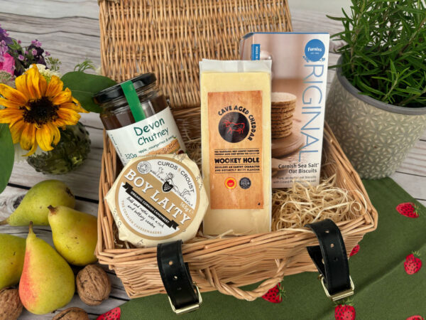 Cheese and Biscuits Hamper - Wicker Hamper