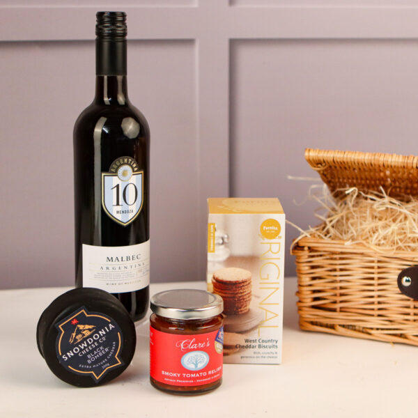 Cheese & Wine Hamper - Standard Box