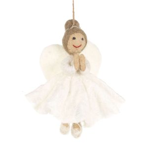 Christmas Angel Uriel Hanging Decoration - Funky Chunky Furniture